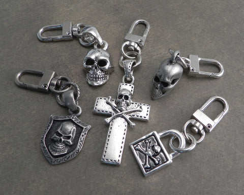 Clip-on's with Skulls