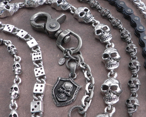 Skulls Wallet Chains