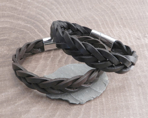 Thick Leather Bracelets