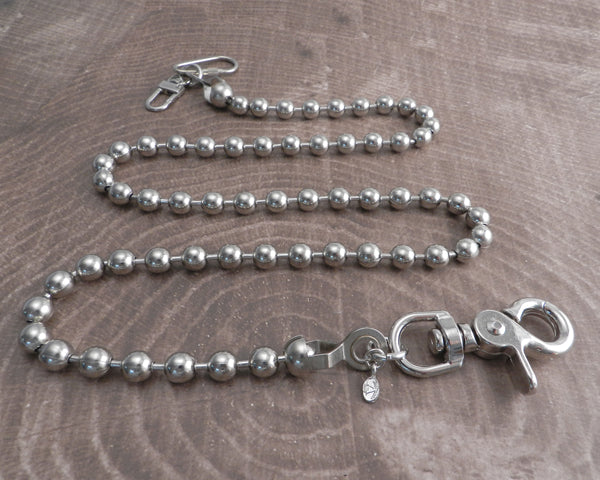 AMiGAZ Ball Chain Wallet Chain 36 / Silver