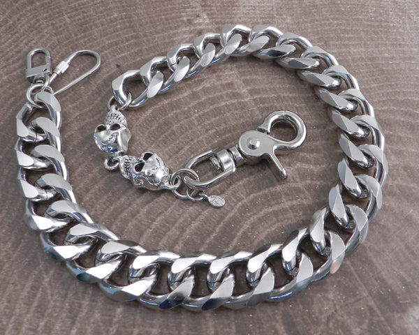 Monster Skull & Leash Wallet Chain