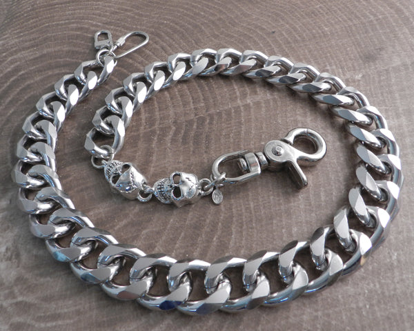 Monster Skull & Leash Wallet Chain