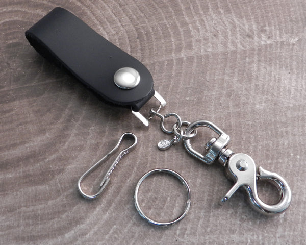 Leather Wallet Chain Loop and Snap Hook | AMiGAZ Attitude Approved
