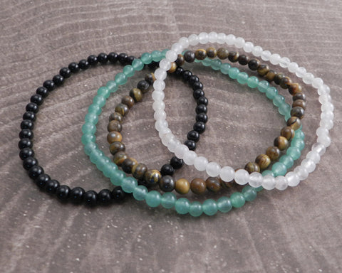 Semi-Precious 3mm bead  Assortment