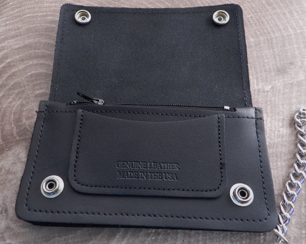 Supreme Leather Chain Wallet ブラック Supreme Leather Chain Wallet (SS25) - $198