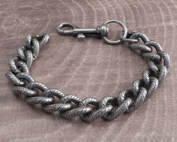 Smooth Leash Hack Bracelet with Bolt Cross