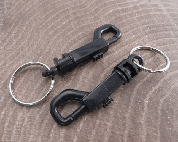 Plastic Small Snap Hook with Split Ring