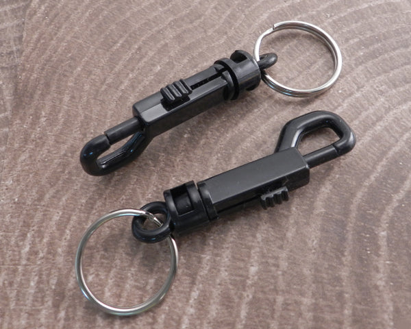 AMiGAZ Leather Loop and Trigger Snap Hook Keychain