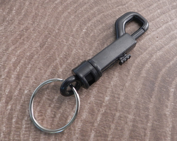 AMiGAZ Plastic Small Snap Hook with Split Ring