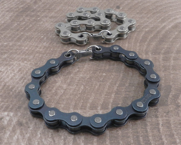 Bike Chain Bracelet Black