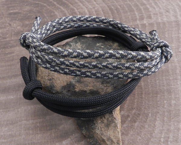 Paracord Double Slider 2 pack Black & Digital