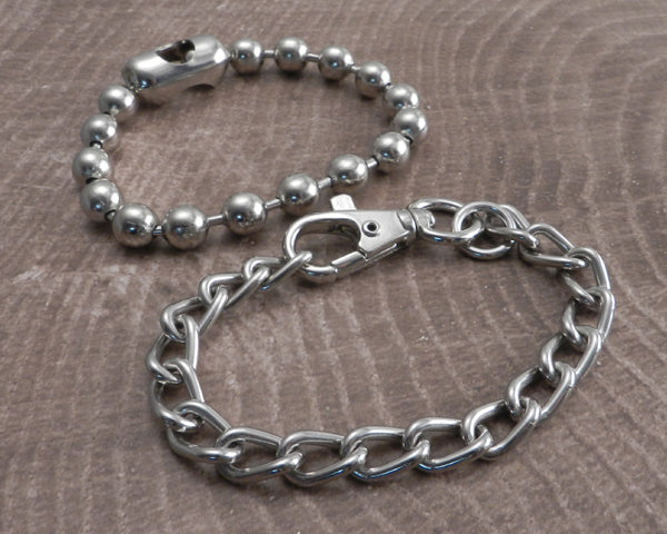 Ball & Link Bracelet 2 pack 8"