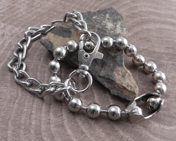 Ball & Link Bracelet 2 pack 8"