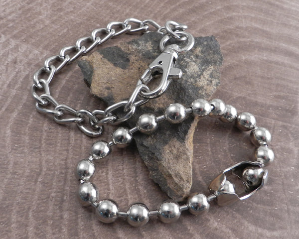 Ball & Link Bracelet 2 pack 8"