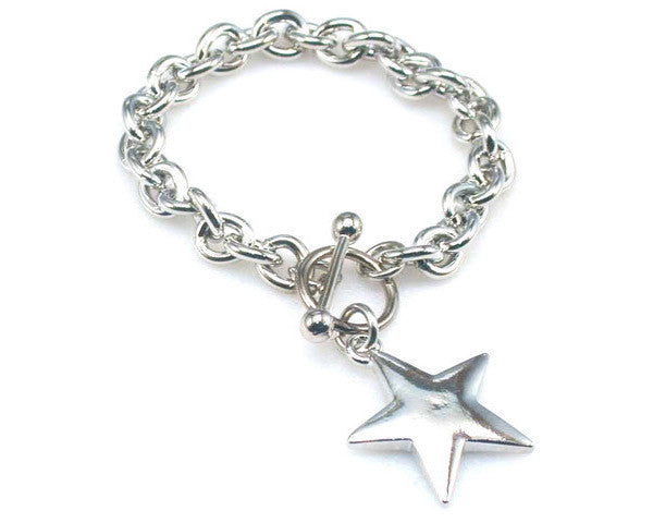 Teardrop Toggle Bracelet with Star