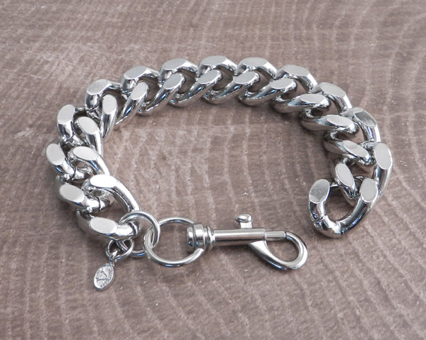 Monster Leash Chain Bracelet With Toggle Clasp