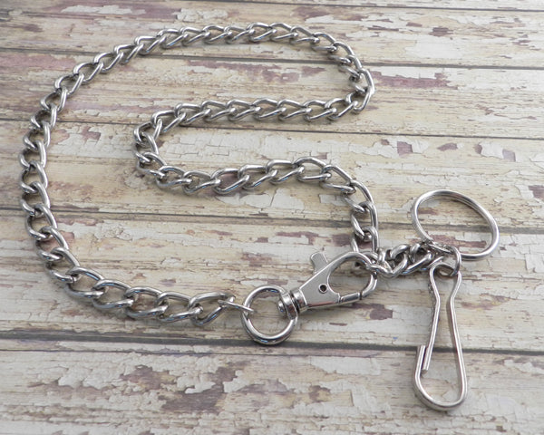 Wallet Chain Punk Leash Chain Lanyard - Basic 7"