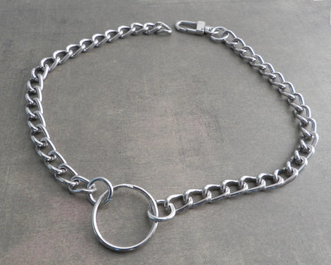 Ring on Splicer Chain Choker