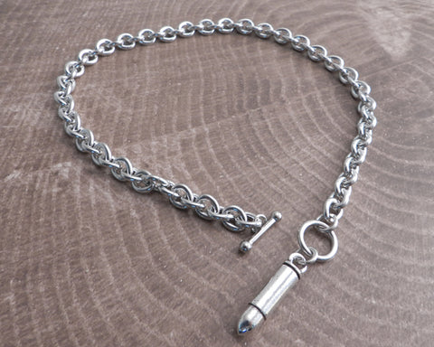 Teardrop Toggle Choker with Bullet