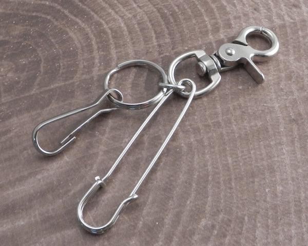 Safety Pin Key chain | AMiGAZ Attitude Approved Accessories