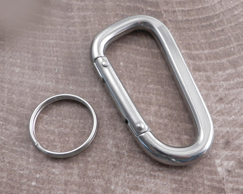 Hardware Carabiner 2 pack -Stainless Steel