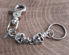 Monster Skull 2 Head Key Chain | AMiGAZ Attitude Approved Accessories