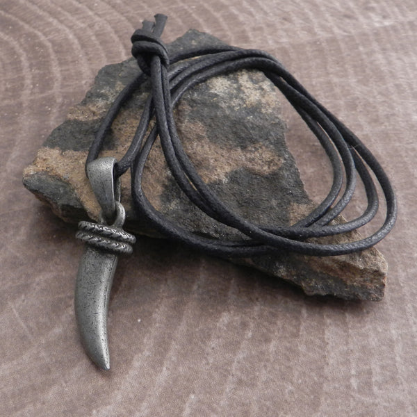 Saber Tooth Pendant on Chain