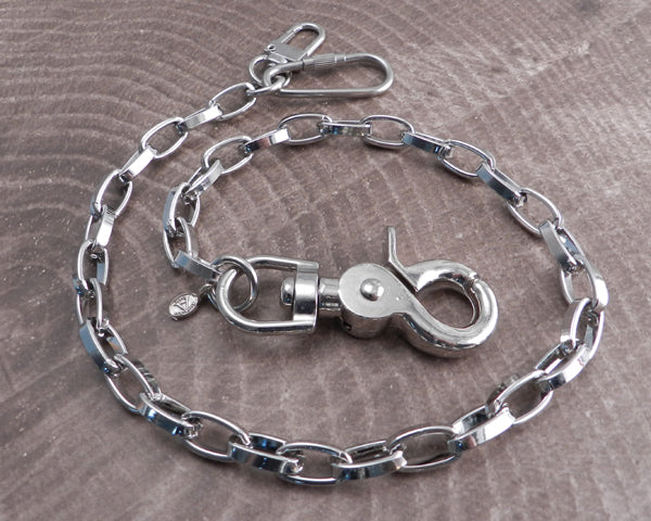 Modern Chrome Wallet Chain