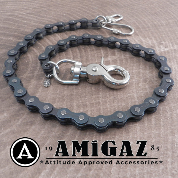 Bike Chain Wallet Chain Black  AMiGAZ Attitude Approved Accessories