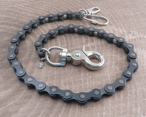 Bike Chain Wallet Chain Black