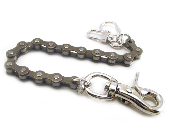 Bike Chain Key Leash Camo Brown