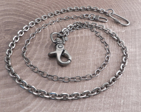 Flat Iron & Modern Hack Double Wallet Chain