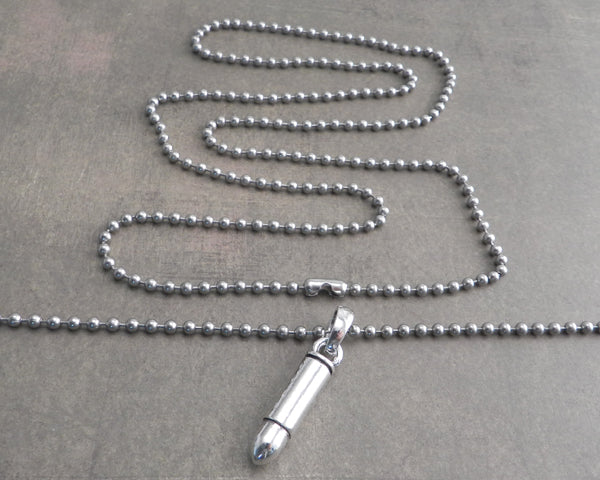 Bullet Pendant on Chain | AMiGAZ Attitude Approved Accessories