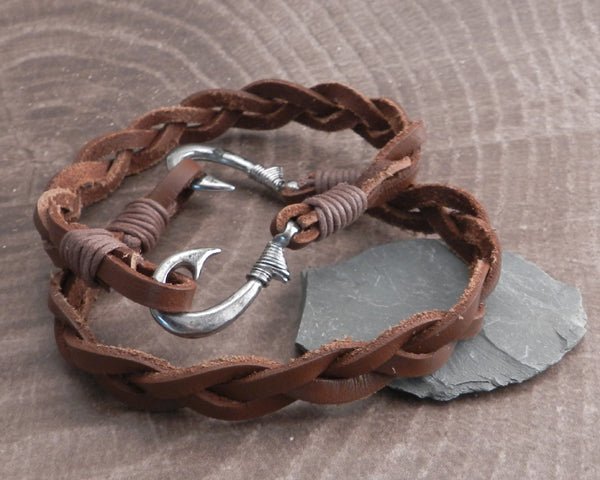 Multilayer Men's Leather Bracelets in Black & Brown Gift for Him Dad  Husband Boyfriend Stylish Accessories for Men - Etsy