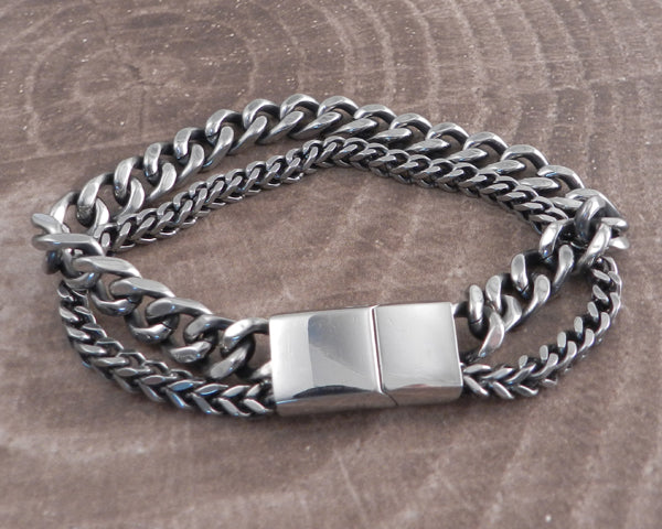 925 Sterling Silver 5 Mm Gourmet Cuban Link Stone Bracelet - Etsy