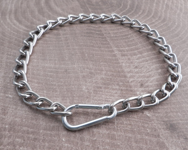Chain and Carabiner Necklace