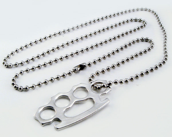 Brass Knuckle Necklace