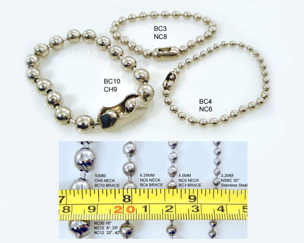 Metal ball discount chain necklace