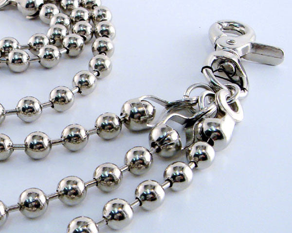 Ball Chain Triple Wallet Chain