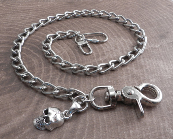 Sterling Silver Biker Wallet Chain Knights Link