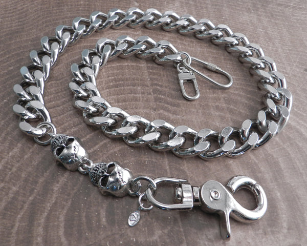 Monster Skull & Leash Wallet Chain