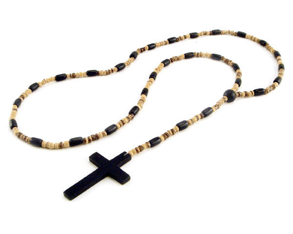 Rosary Necklace Mixed Coco Bead