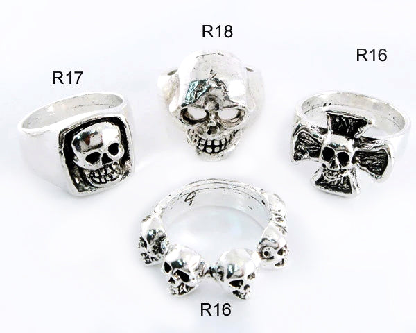 Cross Skull Ring